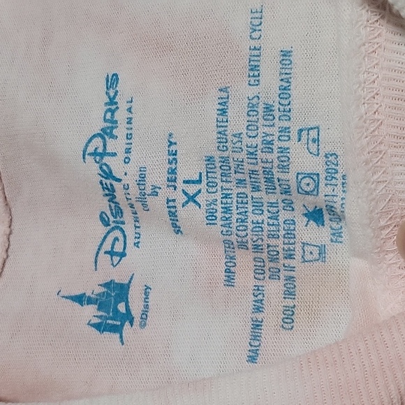 Disney Parks Disneyland Pastel Tie Dye Spirit Jersey with Glittered Letters XL - Picture 4 of 15